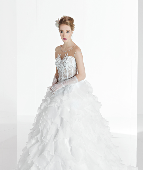 abito da sposa L374